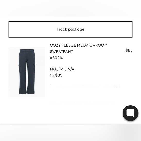 Aritzia Cozy Fleece Mega Cargo Sweatpant - Picture 4 of 5